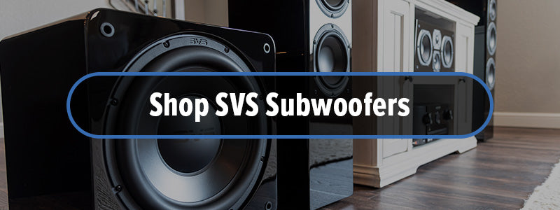 Button to Shop all SVS Subwoofers