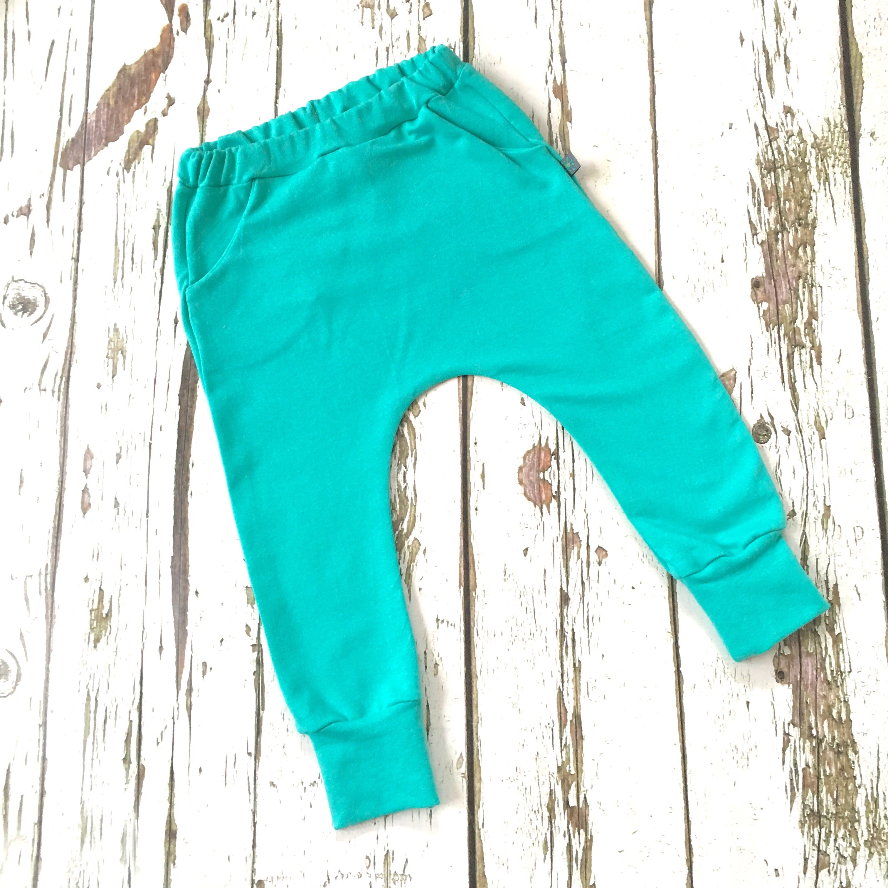 turquoise sweatpants