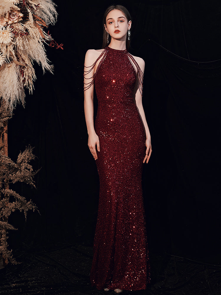 Long Dark Red