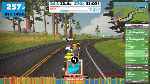 How to join a Zwift group ride