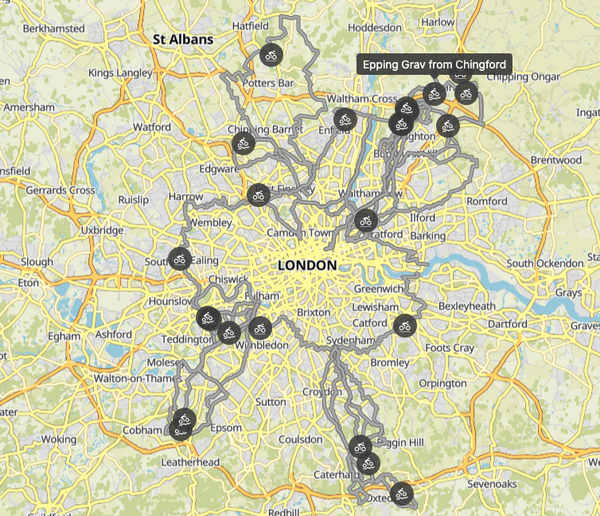 London gravel routes