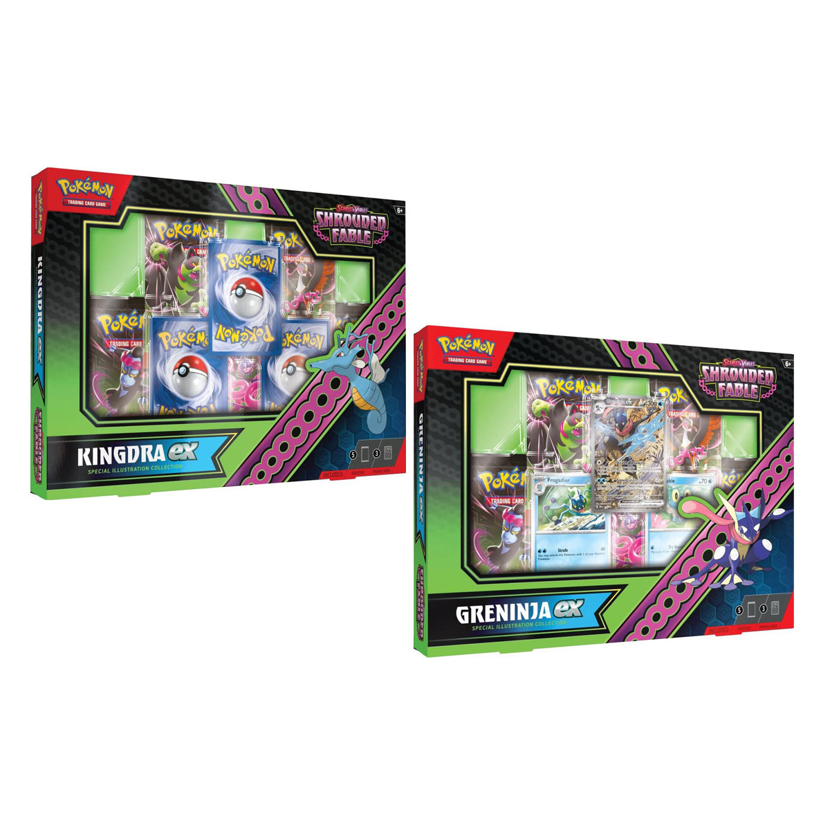 Scarlet & Violet 6.5 Shrouded Fable Kingdra/Greninja ex Special Collection (Pair) POKEMON TCG