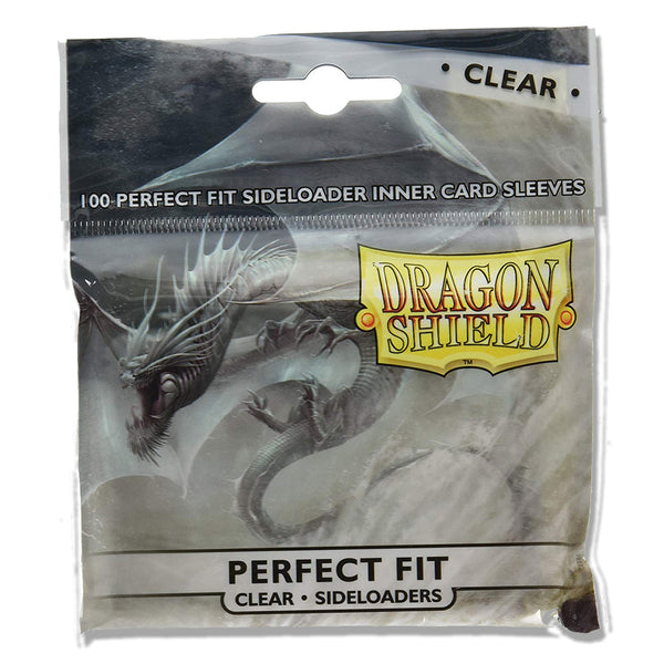 DRAGON SHIELD - STANDARD SIZE SLEEVES - PERFECT FIT CLEAR (100)