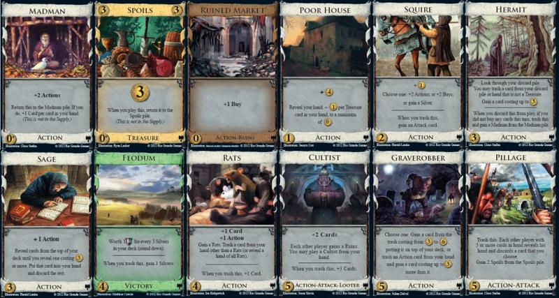 Dominion Dark Ages Expansion Board Game Card Game