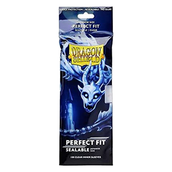 Dragon Shield Sleeves 100ct Perfect Fit Sealable Standard Clear