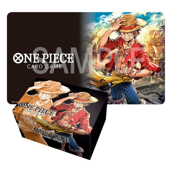 SET: Playmat + Card Case ONE PIECE CARD GAME 25th Anniversary Edition