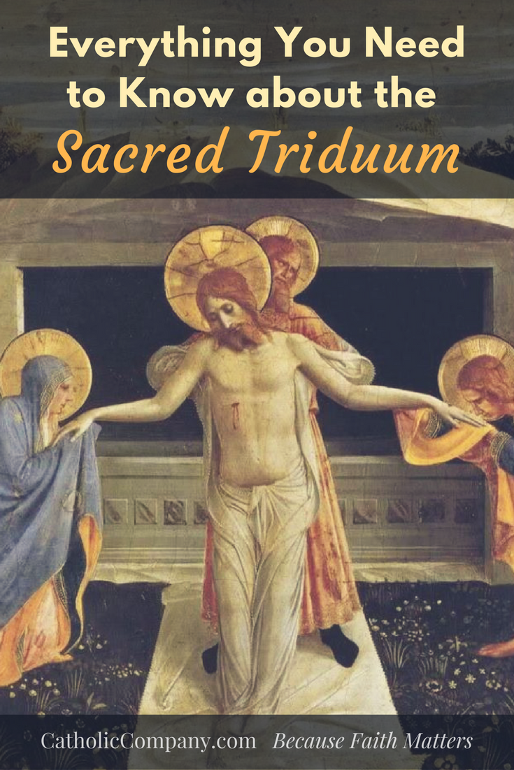 Here is a breakdown of each of the three days that make up the Easter Triduum.