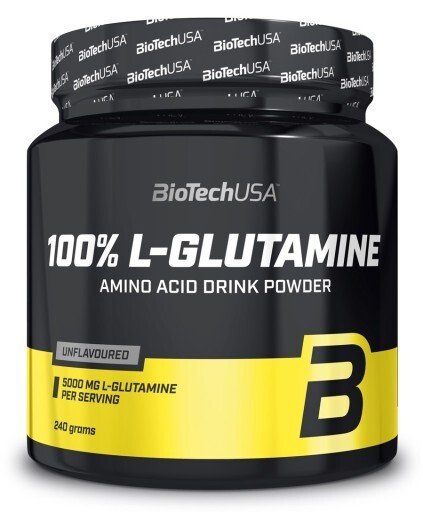 100% L-Glutamine, Unflavoured - 240 grams - 1