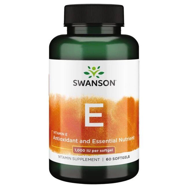 Vitamin E, 1000 IU - 60 softgels - 1
