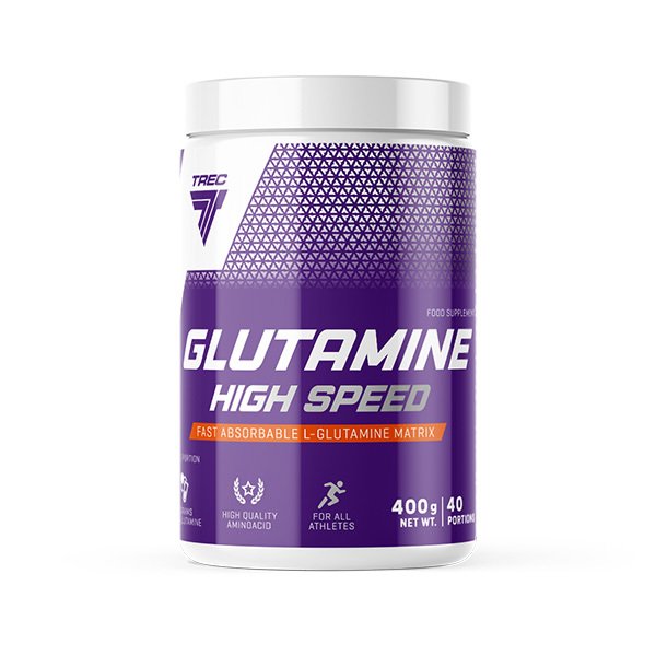 Glutamine High Speed, Orange-Grapefruit - 400 grams - 1