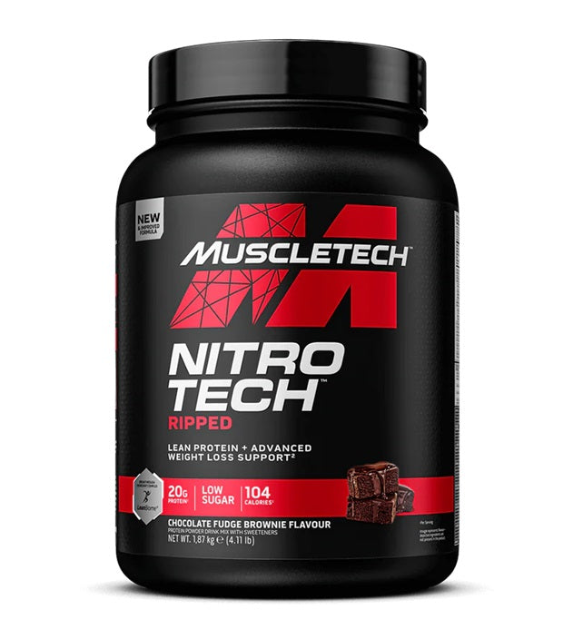 Nitro-Tech Ripped, Chocolate Fudge Brownie - 1870 grams - 1