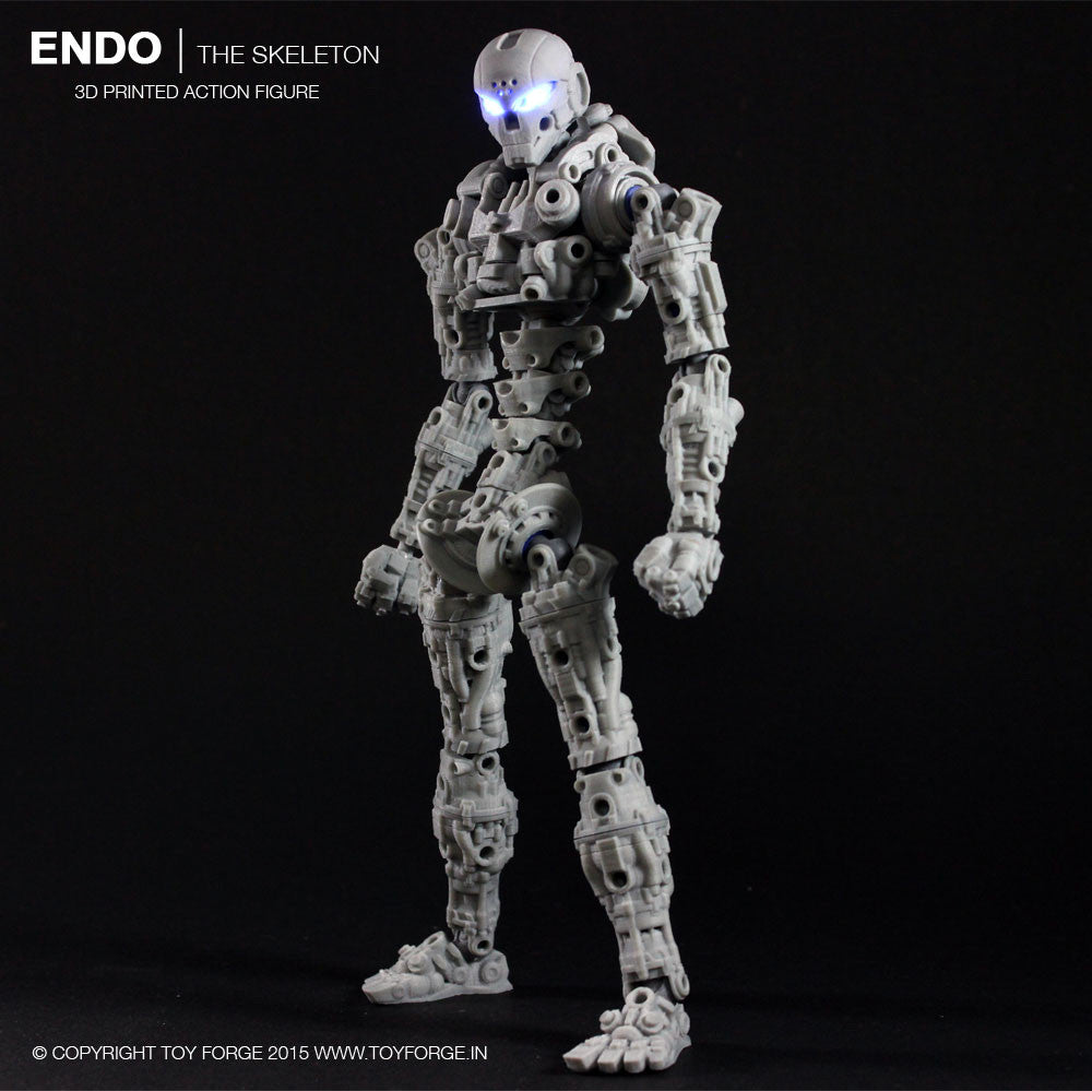 Endo The Skeleton 3D Printed Action Figure (Digital Files) – Toy Forge