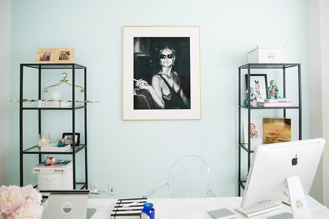 Home office of The Skinny Confidential