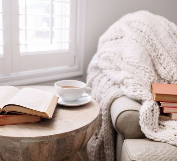 hygge reading nook