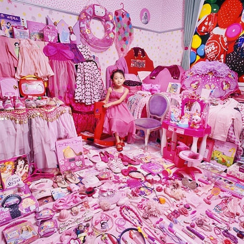Jeong Mee Yoon art photo of pink bedroom