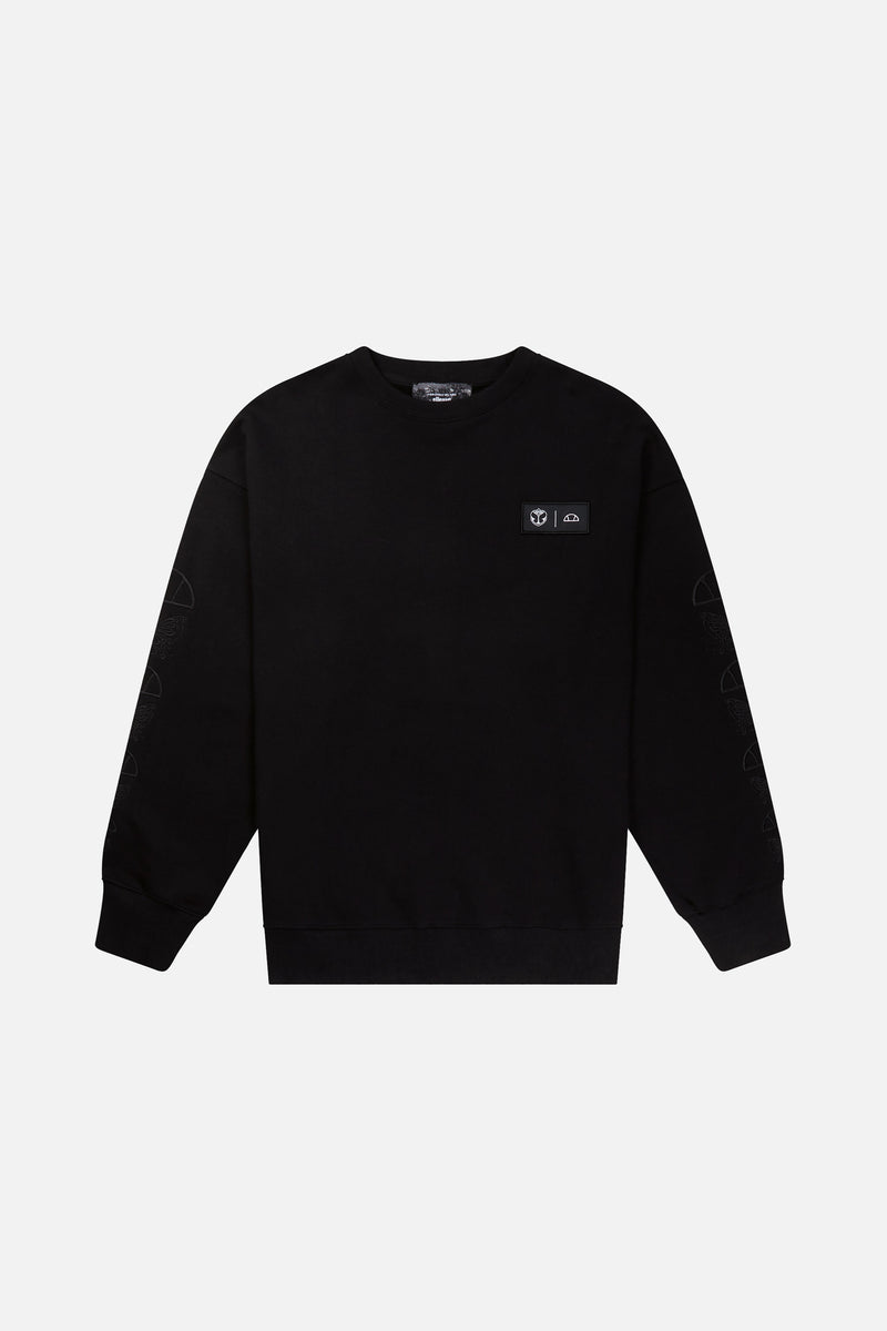 Ellesse Regno Flock Sweatshirt Brown - Elements Clothing