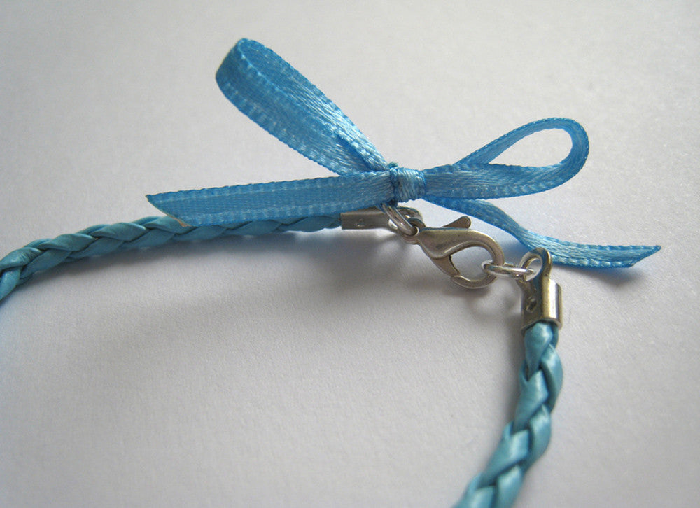 Armband Elfe Tinkerbell - türkis, silber handy tasche feine Lederhülle aus echtem Wildleder
