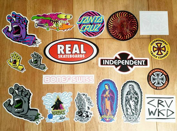 Brand New Skate Stickers just added from Santa Cruz, Spitfire, Indepen ...