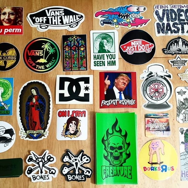 A bunch of Stickers back in stock from Santa Cruz, Powell, Vans and ...