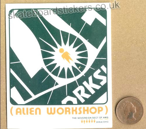 Alien Workshop - The Sovereign Sect of AWS Skateboard Sticker