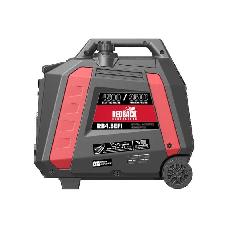 Redback RB4.5 Portable Inverter Generator Left Front View