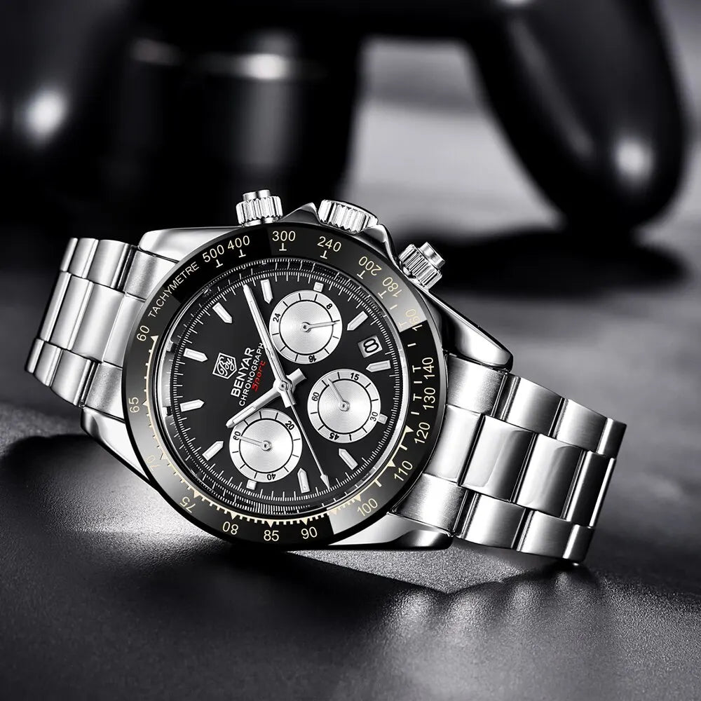 BENYAR Original Men's Waterproof Quartz Watch - Free Shipping + Gift - Sundian