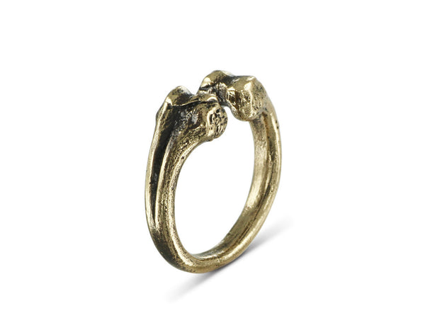 Bone Ring in Bronze by Lost Apostle