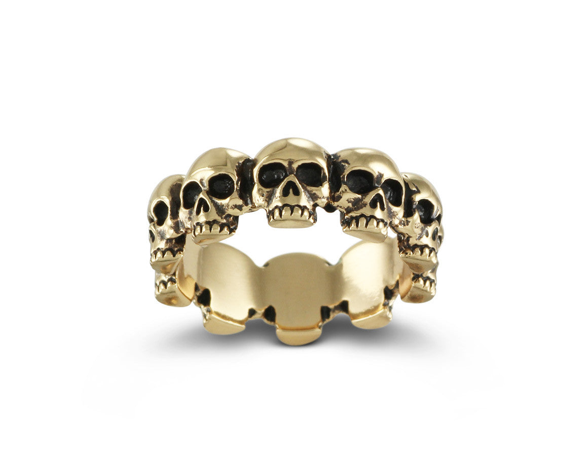 Skull Ring in Silver by Lost Apostle