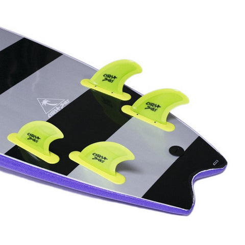 Catch Surf - Safety Edge Quad Fin Kit - Lime – The Mysto Spot