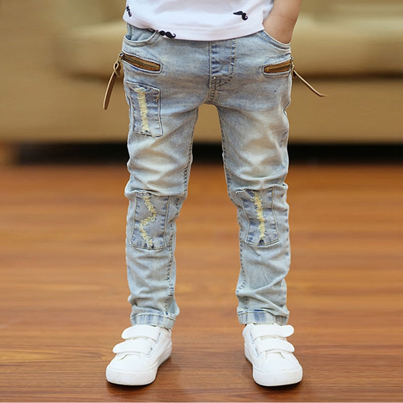 Boys Slim Straight Classic Denim Jeans