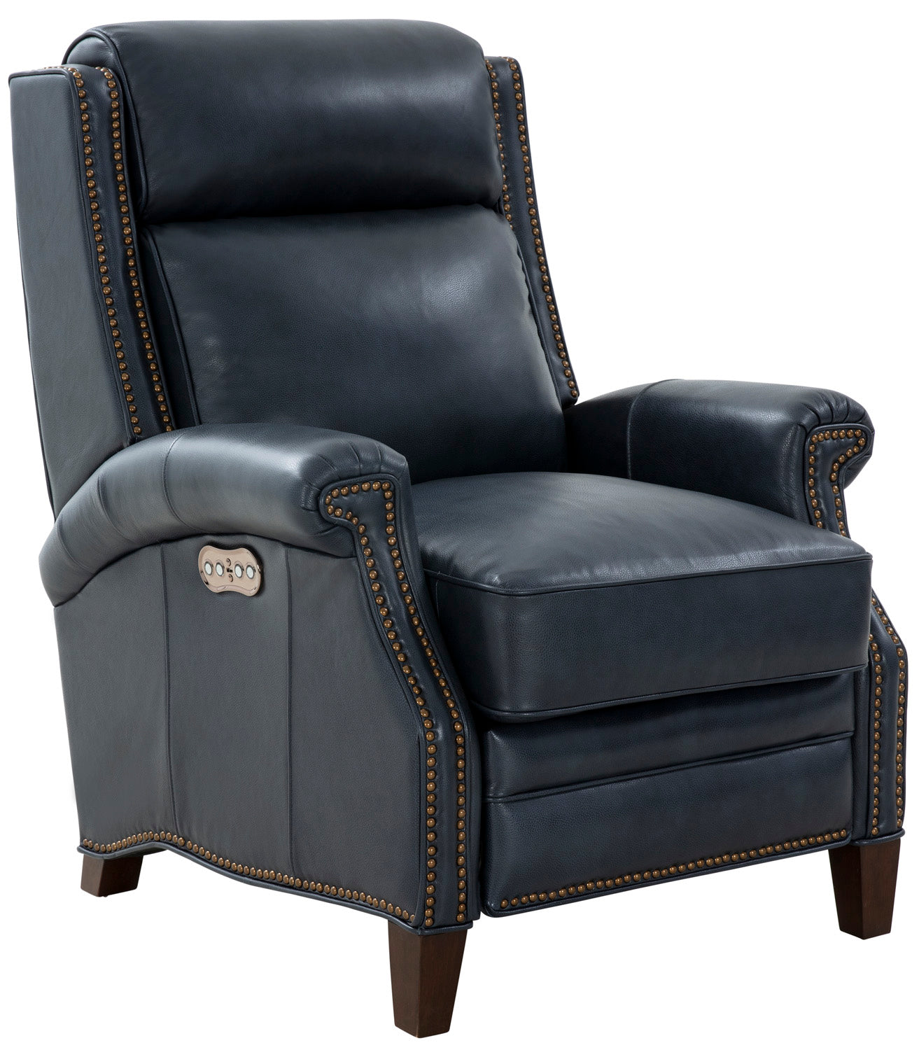 Barcalounger Barrett Wing Back Power Leather Recliner