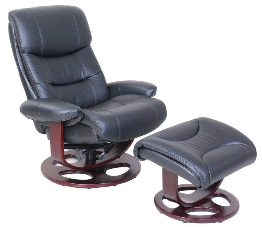 Barcalounger Dawson Pedestal Chair and Ottoman