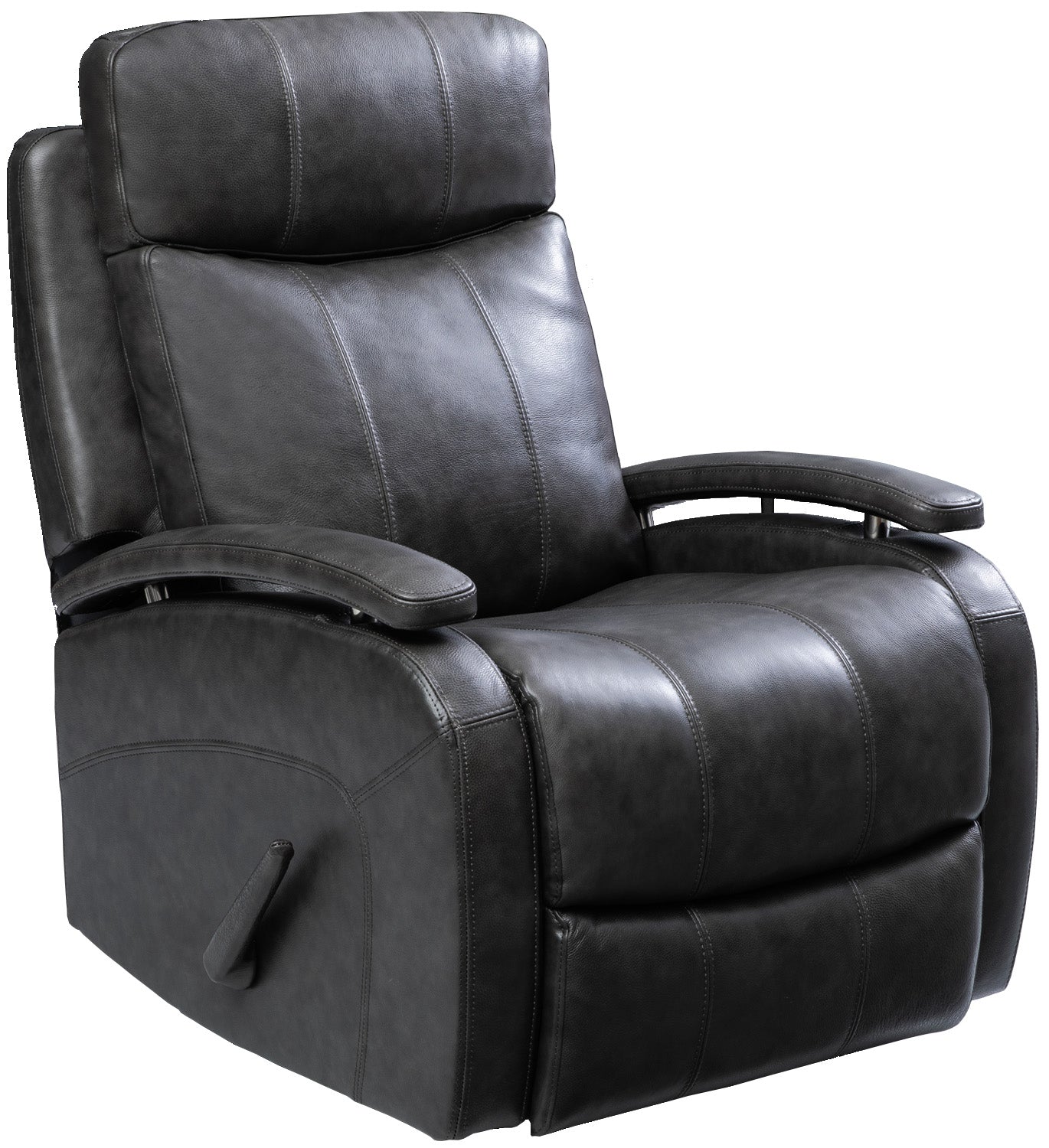 Barcalounger Duffy Swivel Glider Leather Recliner