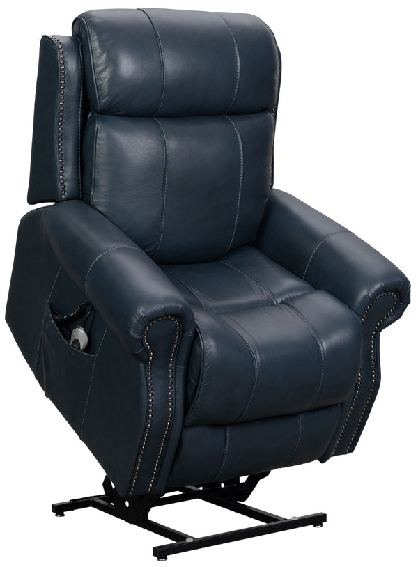 Barcalounger Langston Leather Power Recliner Lift Chair - Lift and ...