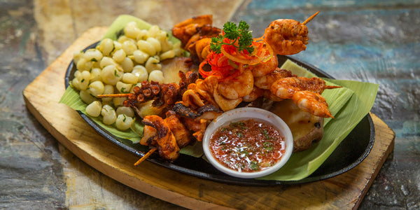 shrimp skewer