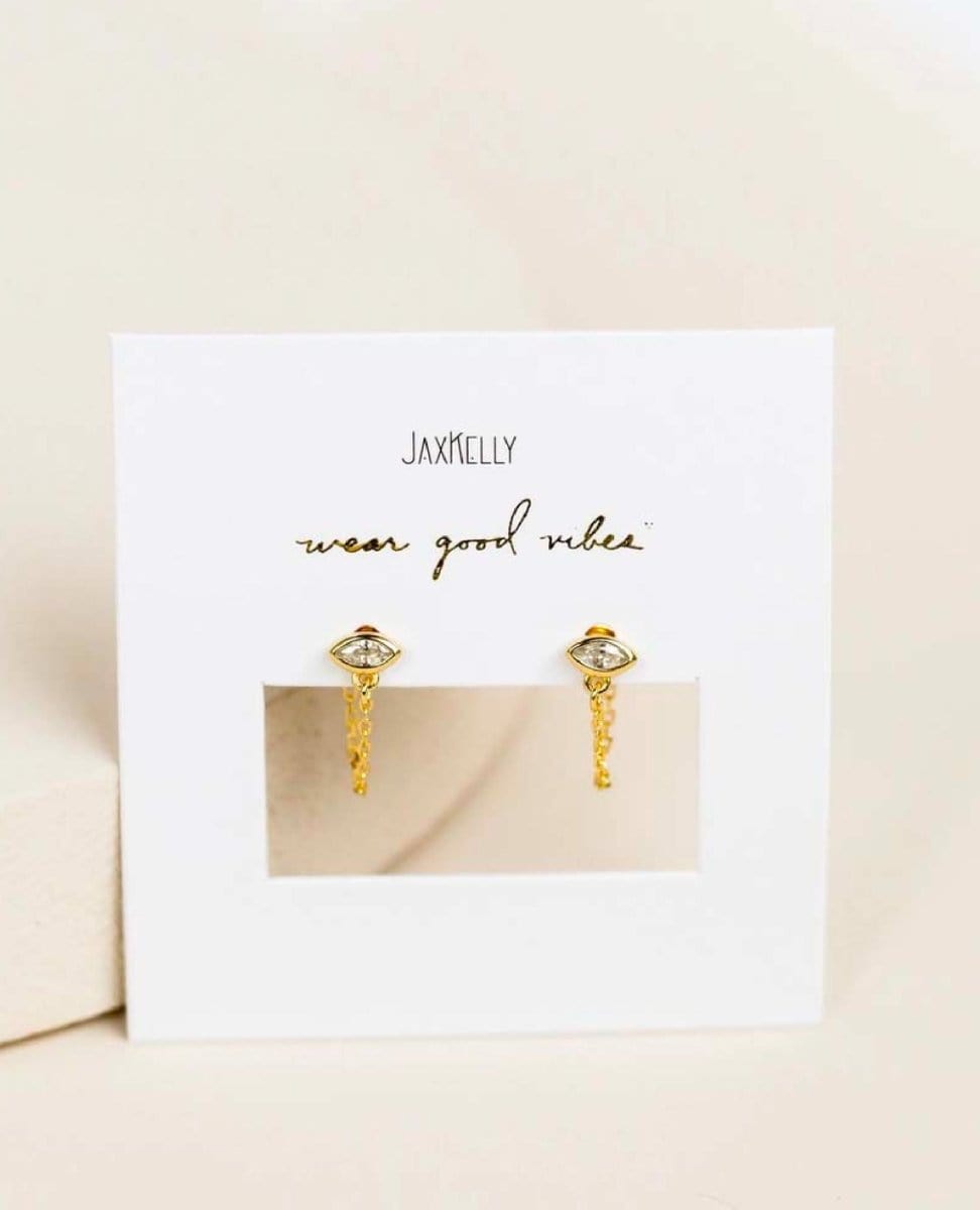 Chain Huggie Stud Earring