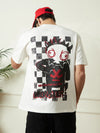 Heavy GSM Printed Monster T-Shirt | Off White