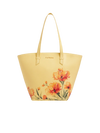 Caprese Chloe Large Yellow Satchel Bag