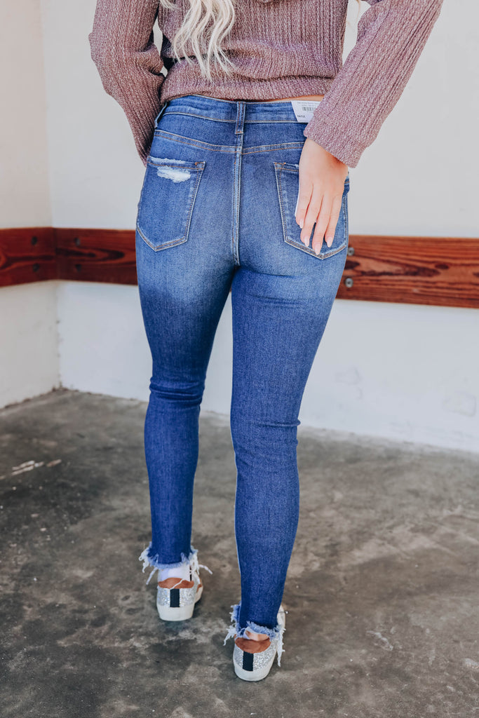 Zola Ankle Skinny Jeans – Whiskey Darling Boutique