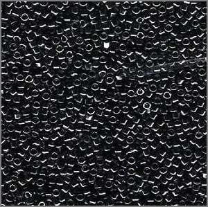 11/o Delica DB 0001 Hematite M - Beads Gone Wild LLC