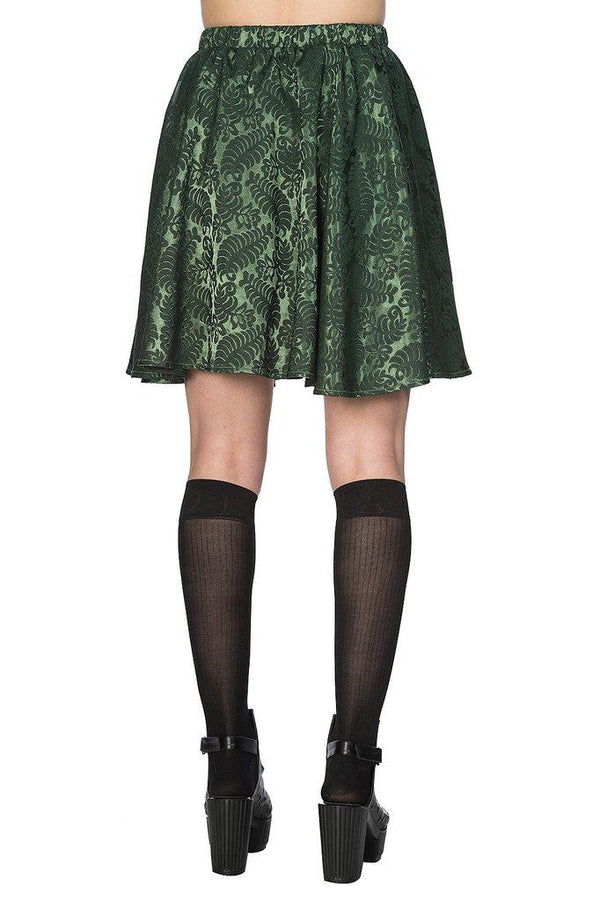 Banned Future Flapper Skirt - Dark Fashion Clothing