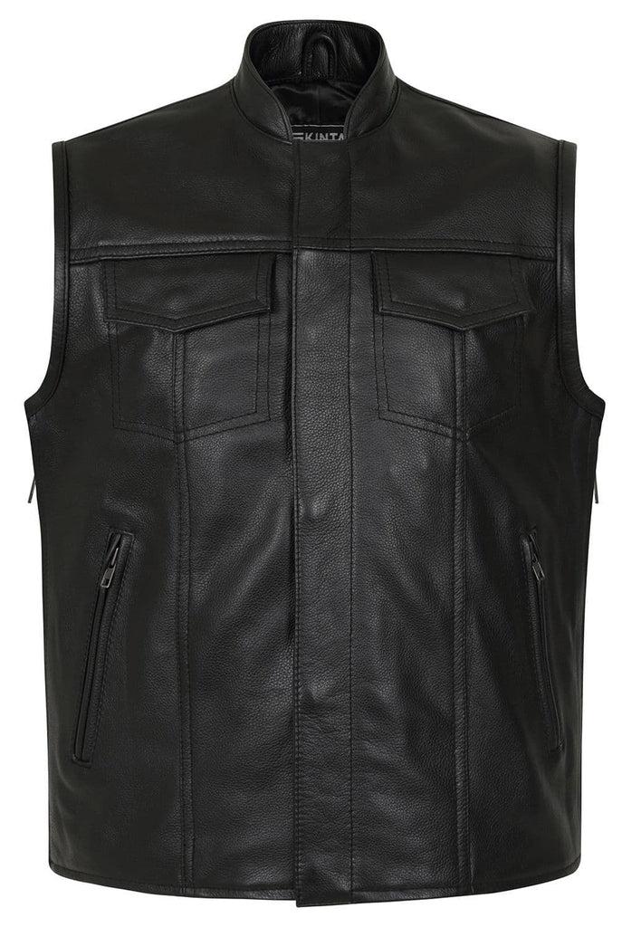 Venom Cut off vest and leather jacket