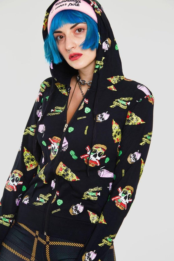 Jawbreaker Twisted Fast Food Hoodie - 4063 - Dark Fashion Clothing