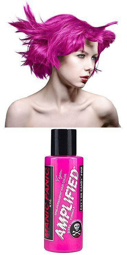 MANIC PANIC Raven Black Dye Hard Temporary Hair Color Styling Gel