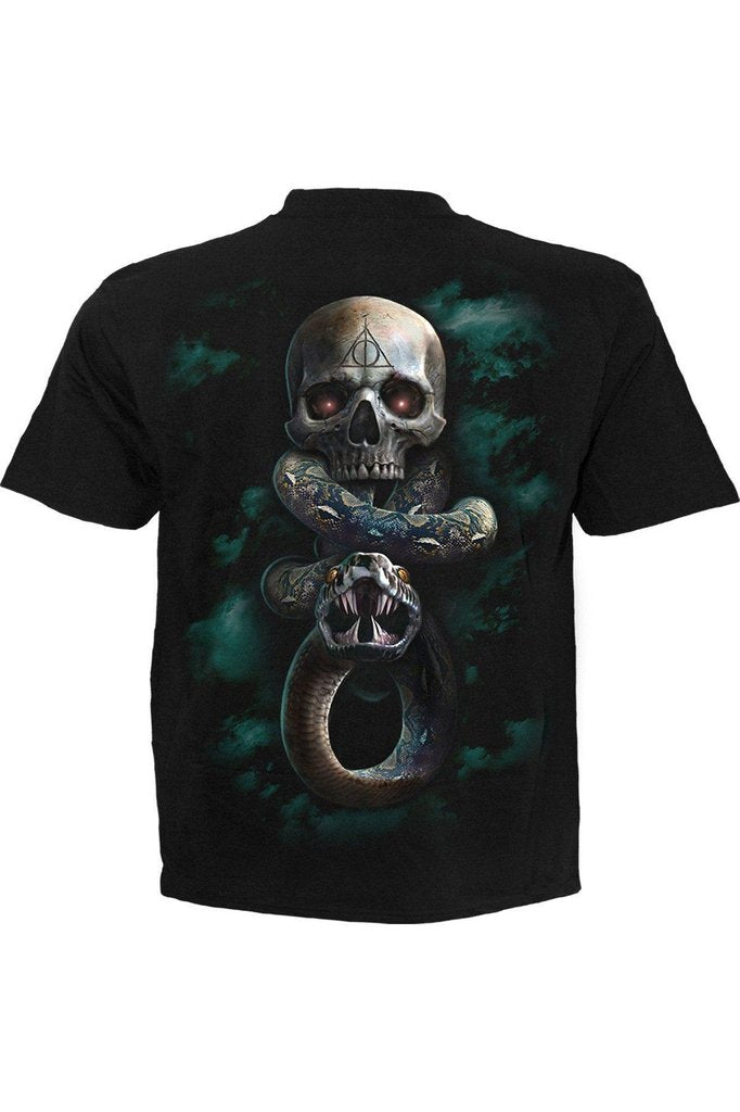 Dark Mark Harry Potter T Shirt Black Spiral Dark Fashion Clothing