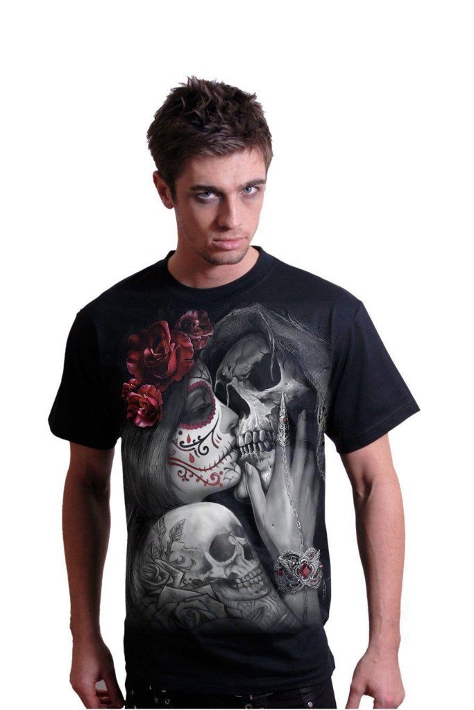 Dead Kiss - T-Shirt Black - Dark Fashion Clothing