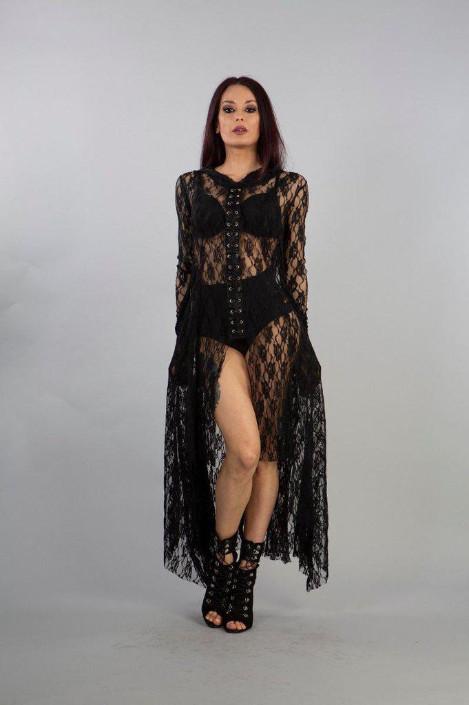 Black Fishnet Dress, Adrianna