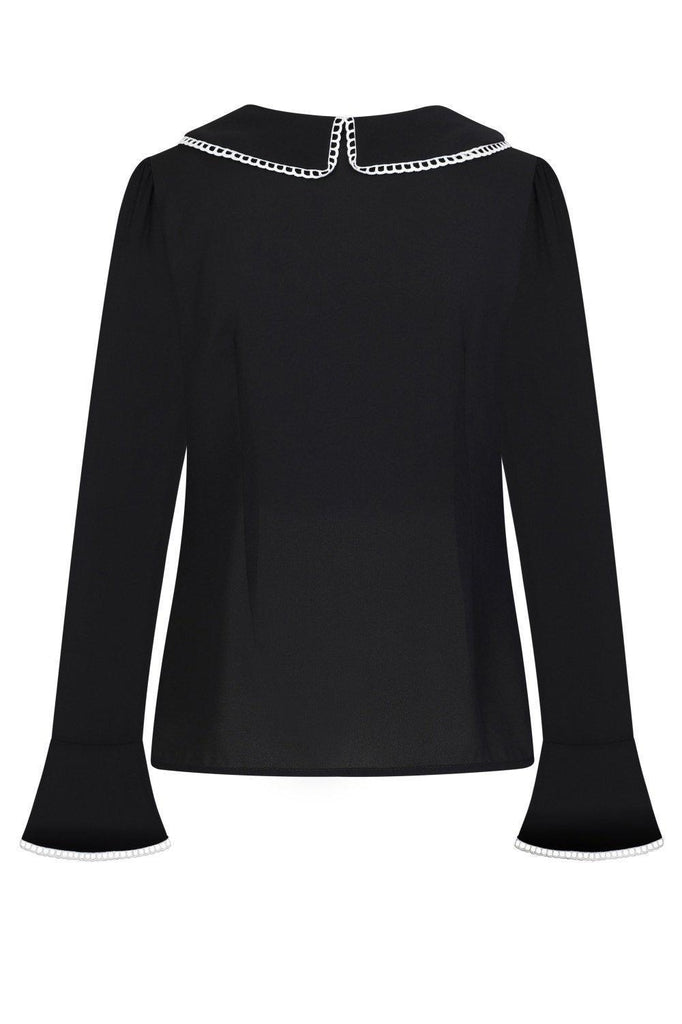 Banned Hannah Blouse - Dark Fashion Clothing