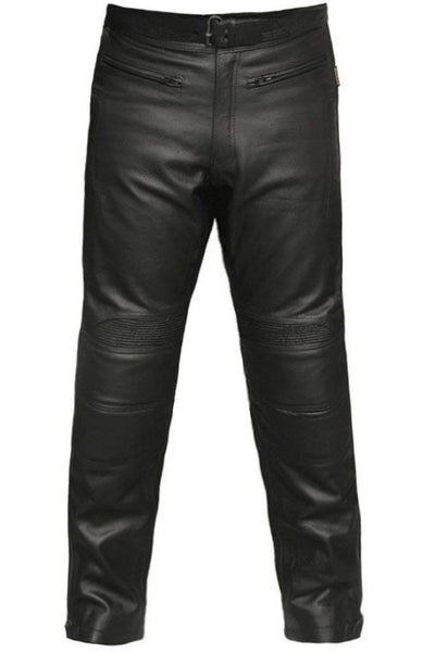 Skintan Leather Limo Motorcycle Trousers - CE Armoured - Dark Fashion ...