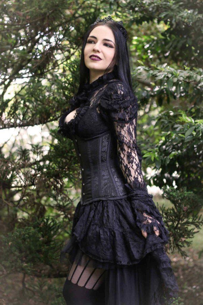 Morgana Underbust Steel Boned Corset In King Brocade And Black